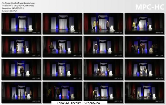 Hamlet(Trupa Gepetto) - bgl23 - Teatru rom�nesc - Romanian Theater