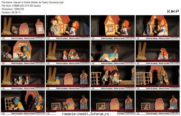 Hansel si Gretel (Atelier de Teatru Suceava) - raganar - Teatru rom�nesc - Romanian Theater