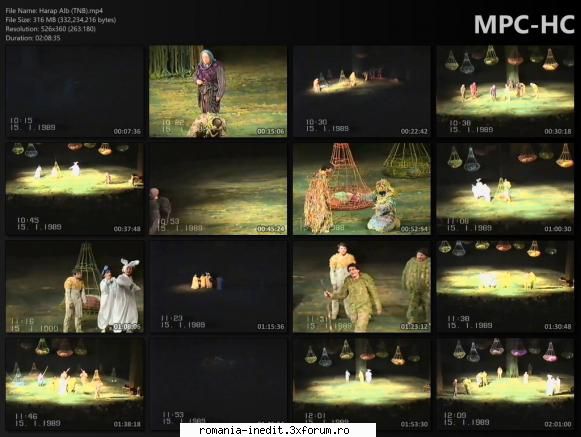 Harap Alb (TNB) - Asistent regie Muşatescu Regie Gonţa - Teatru rom�nesc - Romanian Theater
