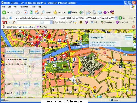 Harta orasului ORADEA - Harta orasului ORADEA - Calatorii - Travel & Geographic