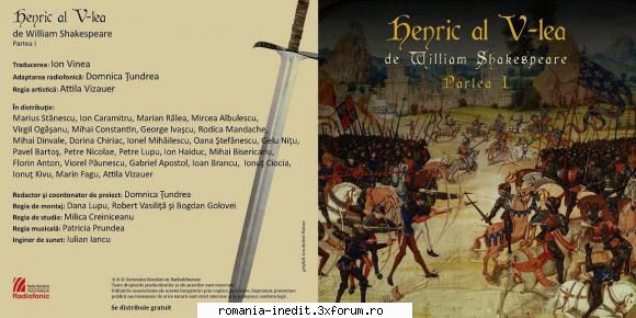 Henric al V-lea (2014 ) (Teatru radiofonic) - William Shakespeare - Teatru rom�nesc - Romanian Theater