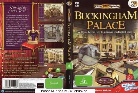 Hidden Mysteries Buckingham Palace - mariusica27 - Full Games