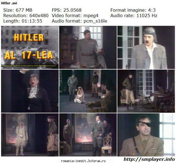 Hitler al 17-lea (1996) (Teatru TV) - Repostare !! Hitler al 17-lea - Teatru rom�nesc - Romanian Theater