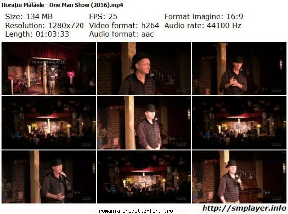 Horațiu Mălăele - One Man Show (2016) - Horațiu Mălăele - One Man - TV Shows