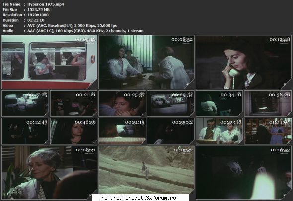Hyperion (1975) - sasadoru - Filme rom�nesti - Romanian Movies