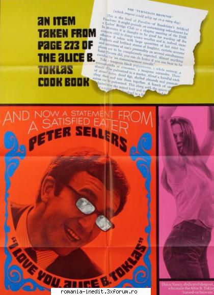 I Love You, Alice B. Toklas! (1968) - Afisul, la o rezolutie de 500x691, luat de - Filme clasice - Old Movies