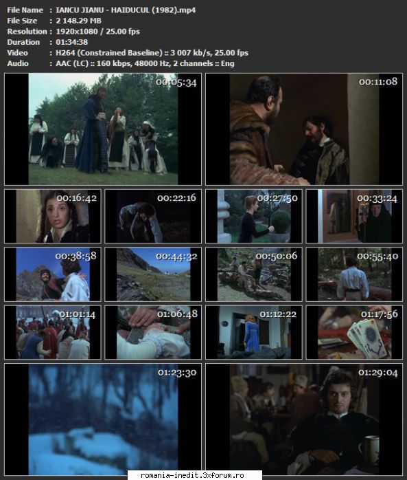 Iancu Jianu, haiducul (1981) - sasadoru - Filme rom�nesti - Romanian Movies