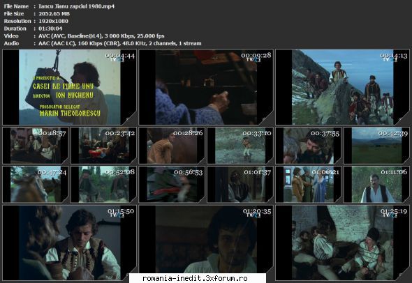 Iancu Jianu, zapciul (1981) - sasadoru - Filme rom�nesti - Romanian Movies
