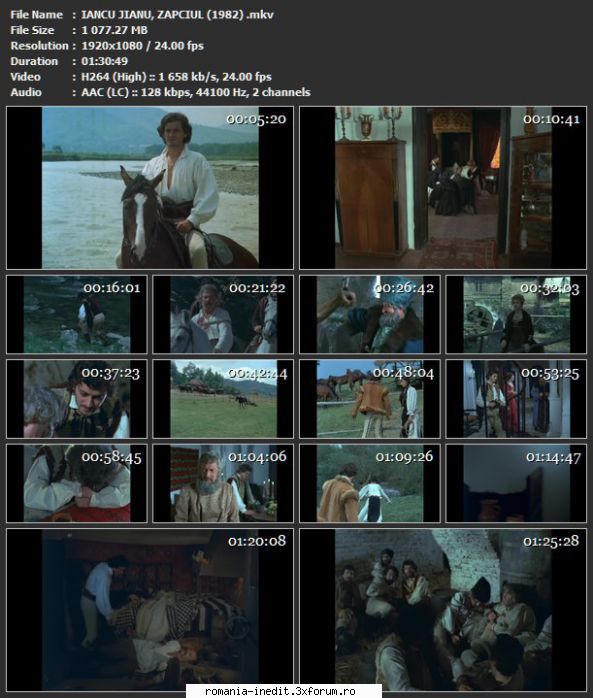 Iancu Jianu, zapciul (1981) - sasadoru - Filme rom�nesti - Romanian Movies
