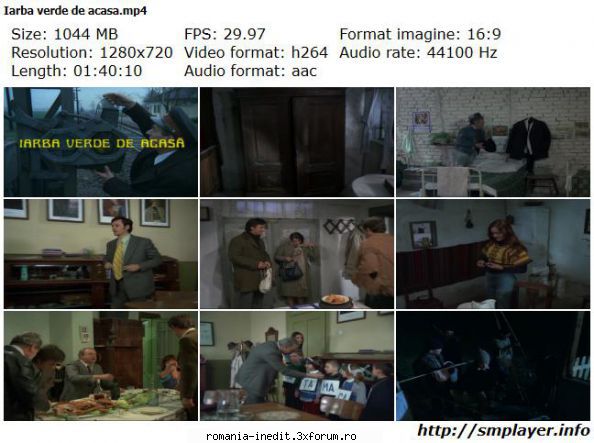 Iarba verde de acasa (1977) - Iarba verde de acasa (1977) The Green Grass - Filme rom�nesti - Romanian Movies