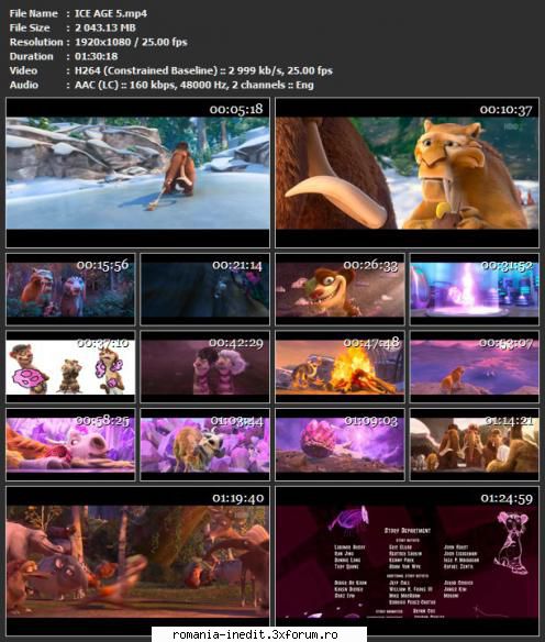 Ice Age Collision Course (2016) - sasadoru - Filme pentru copii - Movies for kids