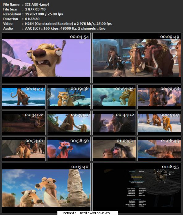 Ice Age: Continental Drift (2012) - sasadoru - Filme pentru copii - Movies for kids