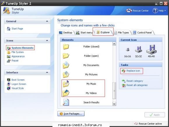 Icon Folder - Foloseste TuneUp Styler de la TuneUp Utilities - Tech Support