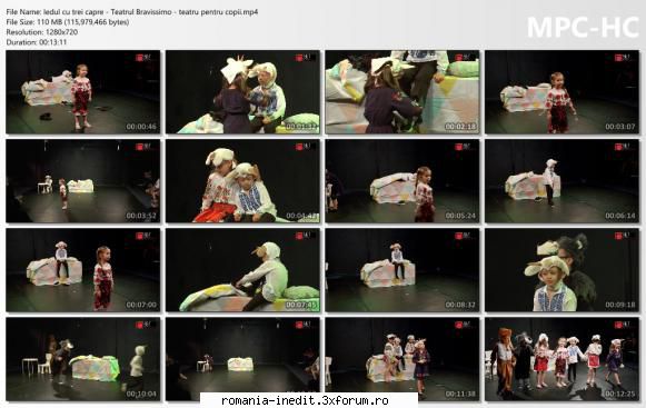 Iedul cu trei capre(Teatrul Braavissimo) - Povestitorul - Antonia Iedul - Teatru rom�nesc - Romanian Theater