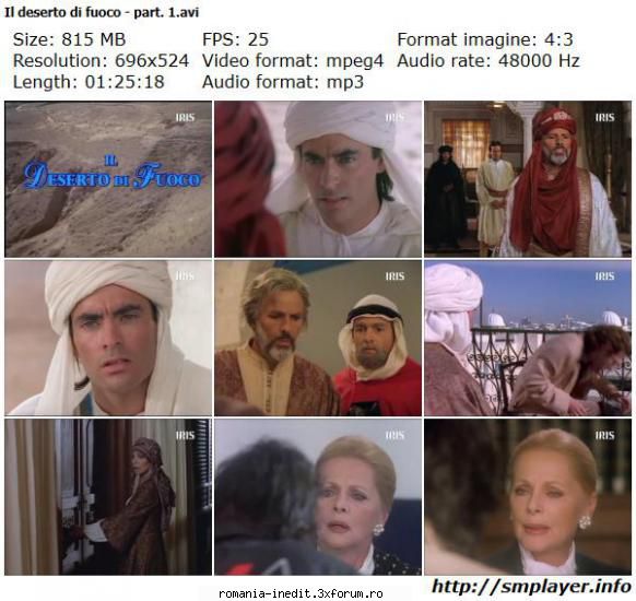 Il deserto di fuoco (1997) - Il deserto di fuoco (1997) Desertul de foc Audio - Filme - Movies