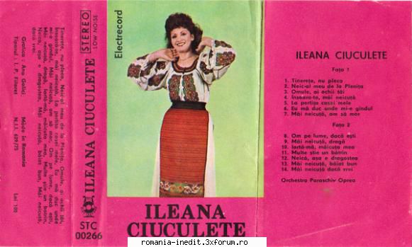 Ileana Ciuculete - Tinerete nu pleca - 1 TINERETE NU PLECA .. 2 - Muzica populara romaneasca - Romanian folk