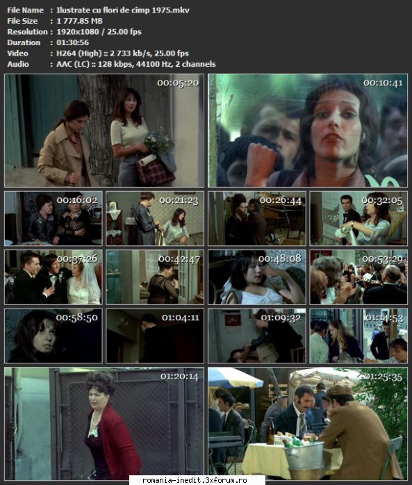 Ilustrate cu flori de cimp (1974) - sasadoru - Filme rom�nesti - Romanian Movies