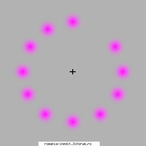 Iluzie Optica !! _-=Incredibil=-_ - Daca priviti punctele din cerc, o sa vedeti - Off Topic