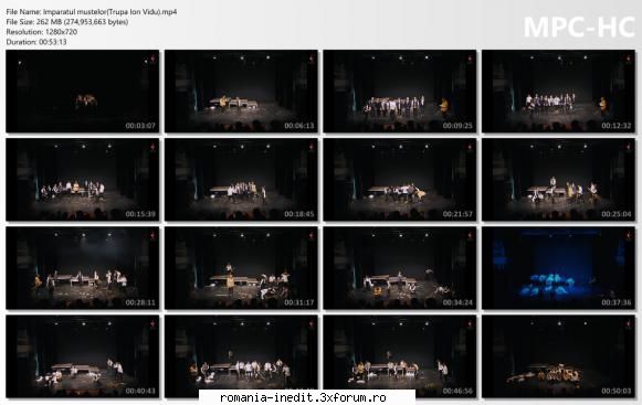 Imparatul mustelor(Trupa Ion Vidu) - bgl23 - Teatru rom�nesc - Romanian Theater