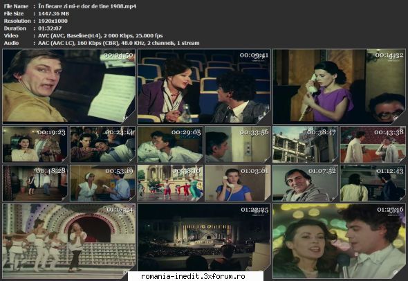 In fiecare zi mi-e dor de tine (1987) - tvrip fiecare zi mi-e dor de tine - Filme rom�nesti - Romanian Movies