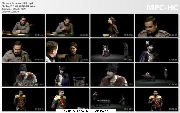 In numele unirii(Teatrul George Ciprian Buzau) - cu: Bogdan Farcaș - Teatru rom�nesc - Romanian Theater