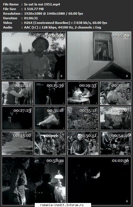 In sat la noi (1951) - sasadoru - Filme rom�nesti - Romanian Movies