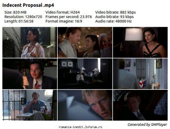 Indecent Proposal (1993) - Indecent Proposal (1993) MP4 Subtitrare / Romana - Filme - Movies