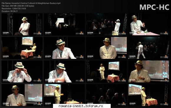 Inocentul (Centrul Cultural Al.Marghiloman Buzău) - Distributie si R - Teatru rom�nesc - Romanian Theater