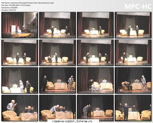Inspectorul Broastelor(Teatrul Dan Alecsandrescu Roman) - bgl23 - Teatru rom�nesc - Romanian Theater