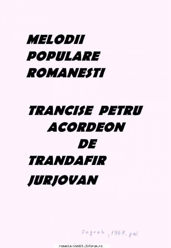 Instrumente muzicale si partituri - Melodii populare romanesti - Acordeon - Carti in limba romana