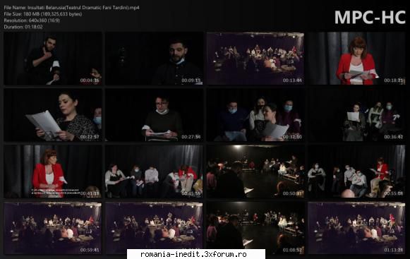 Insultati Belarusia(Teatrul Dramatic Fani Tardini) - bgl23 - Teatru rom�nesc - Romanian Theater