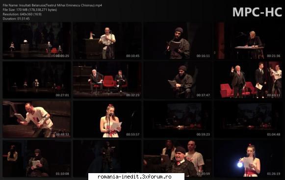 Insultati Belarusia(Teatrul Mihai Eminescu Chisinau) - bgl23 - Teatru rom�nesc - Romanian Theater