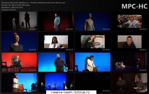 Insultati Belarusia(Teatrul Municipal George Bacovia Buzau) - bgl23 - Teatru rom�nesc - Romanian Theater
