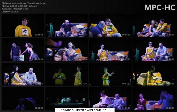 Intai saruta-ma (Teatrul IndArt) - Text și Regie: Bogdan Gagu - Teatru rom�nesc - Romanian Theater