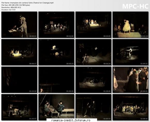 Intamplare din cartierul Soho (Teatrul Ion Creanga) - bgl23 - Teatru rom�nesc - Romanian Theater