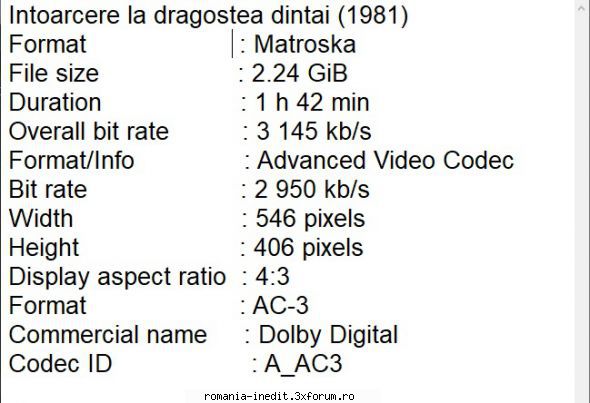 Intoarcere la dragostea dintai (1981) - managerliviu - Filme rom�nesti - Romanian Movies