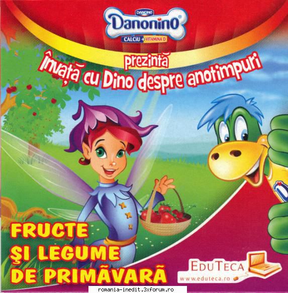 Invata cu Dino despre anotimpuri - Danonino - CD 1 - Oamenii si primava - Jocuri pentru copii - Games for kids