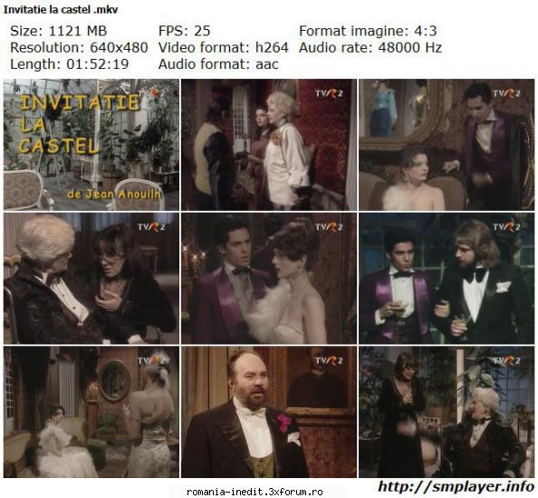 Invitatie la castel (1991) (Teatru TV) - Repostare !! Invitatie la - Teatru rom�nesc - Romanian Theater