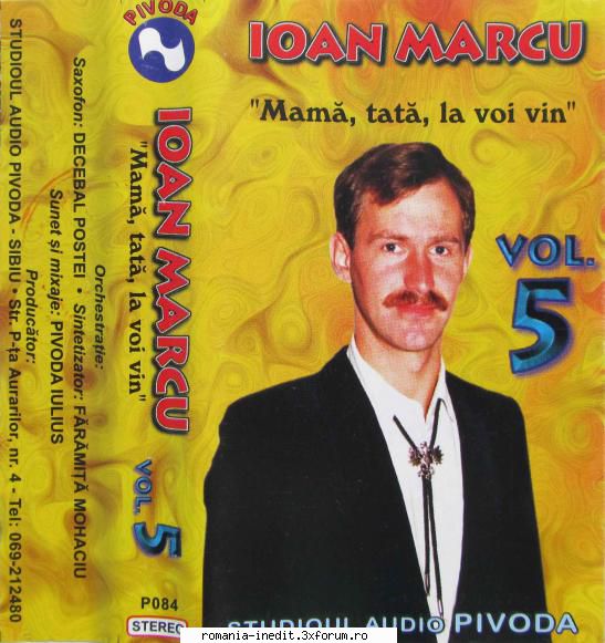 Ioan Marcu - Mama, tata, la voi vin - Ioan Marcu - Mama, tata - Muzica populara romaneasca - Romanian folk