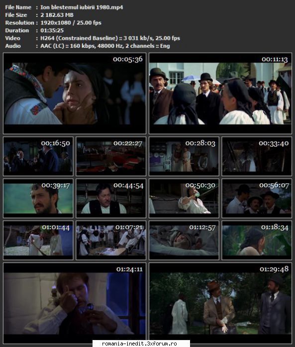 Ion, Blestemul pamantului, blestemul iubirii (1979) - sasadoru - Filme rom�nesti - Romanian Movies