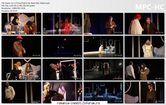 Ion si Frosa(Teatrul de Nord Satu-Mare) - bgl23 - Teatru rom�nesc - Romanian Theater
