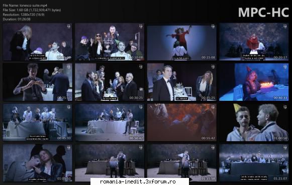 Ionesco suite(Theatre de la ville) - Regia: Emmanuel Demarcy-Mota - Teatru rom�nesc - Romanian Theater