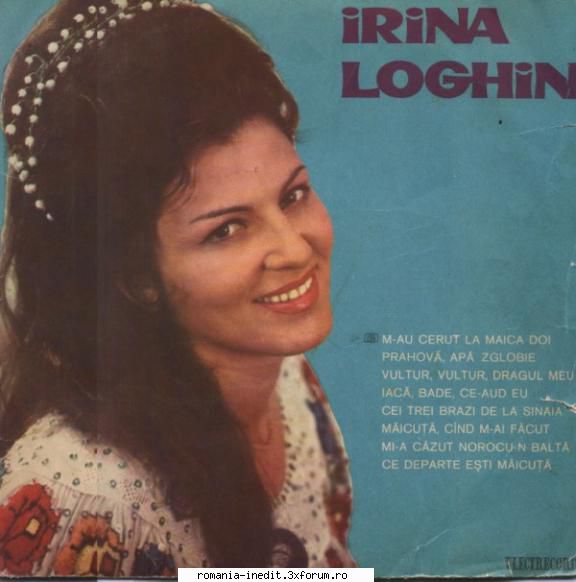Irina Loghin ▶ Discografie - EPD 1212, 1968 A1 [2:38] M-au - Muzica populara romaneasca - Romanian folk