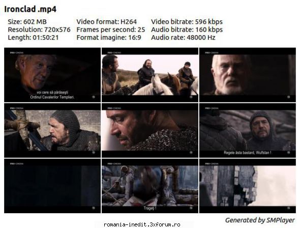 Ironclad (2011) - TVRip / MP4 Subtitrare / Romana inclusa Audio / - Filme - Movies