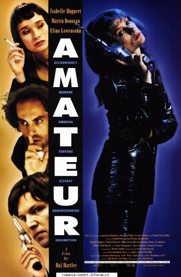 Isabelle Huppert - Amateur 1994 Year: 1994 Country Genre Quality - Filme clasice - Old Movies