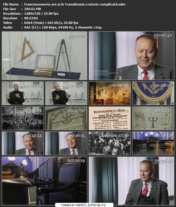 Istorii Ascunse - Francmasoneria are și �n Transilvania o - Filme Documentare