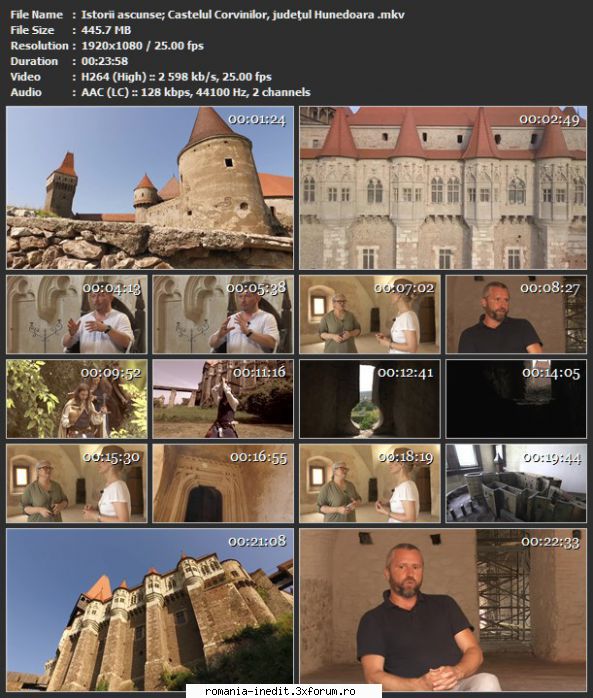 Istorii Ascunse - Istorii ascunse; Castelul Corvinilor - Filme Documentare