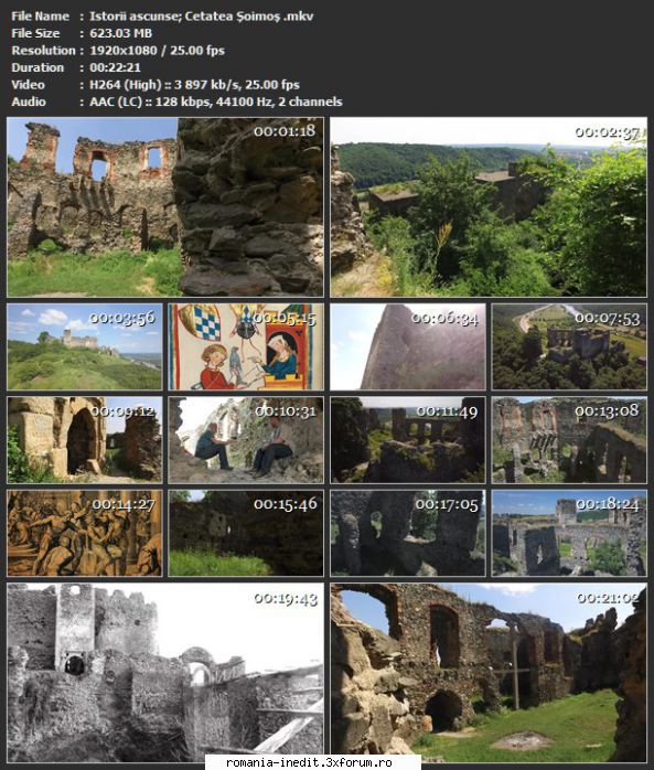 Istorii Ascunse - Istorii ascunse; Cetatea Șoimoș - Filme Documentare