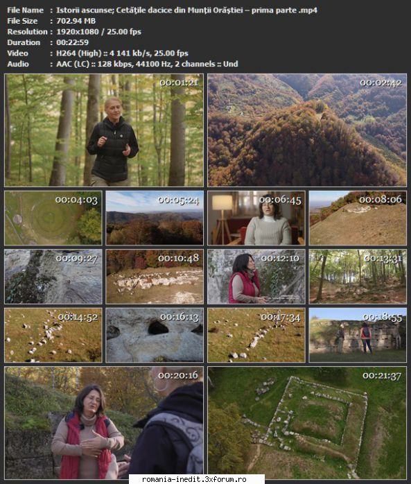 Istorii Ascunse - Istorii ascunse; Cetăţile dacice din - Filme Documentare