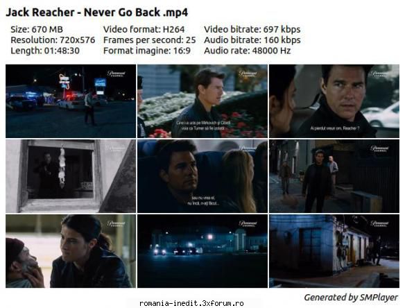 Jack Reacher - Never Go Back (2016) - Jack Reacher - Never Go Back (2016) TVRip / MP4 - Filme - Movies